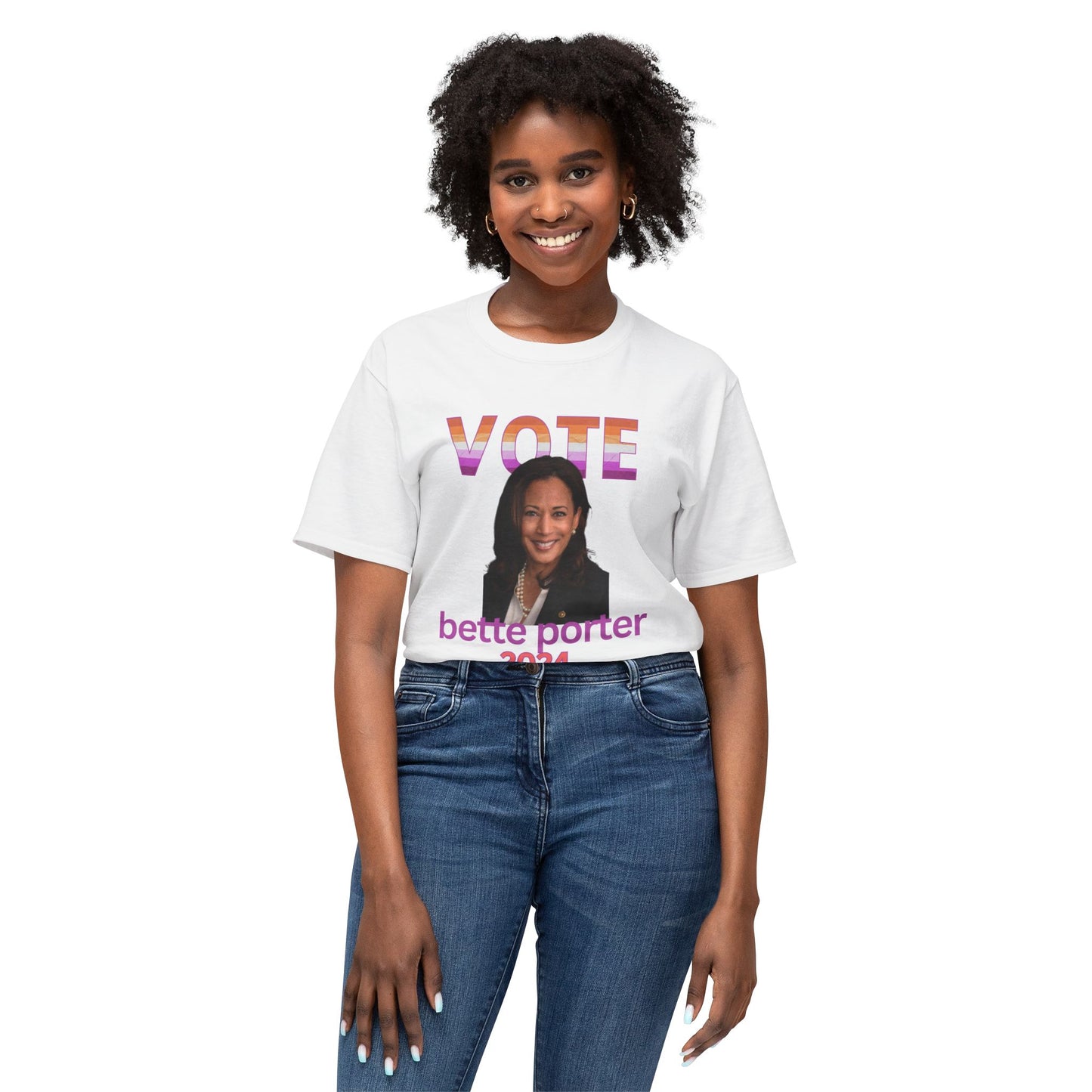 Bette Porter 2024 T-Shirt - Equality, Pride, and Progress in LGBTQ+ Colors