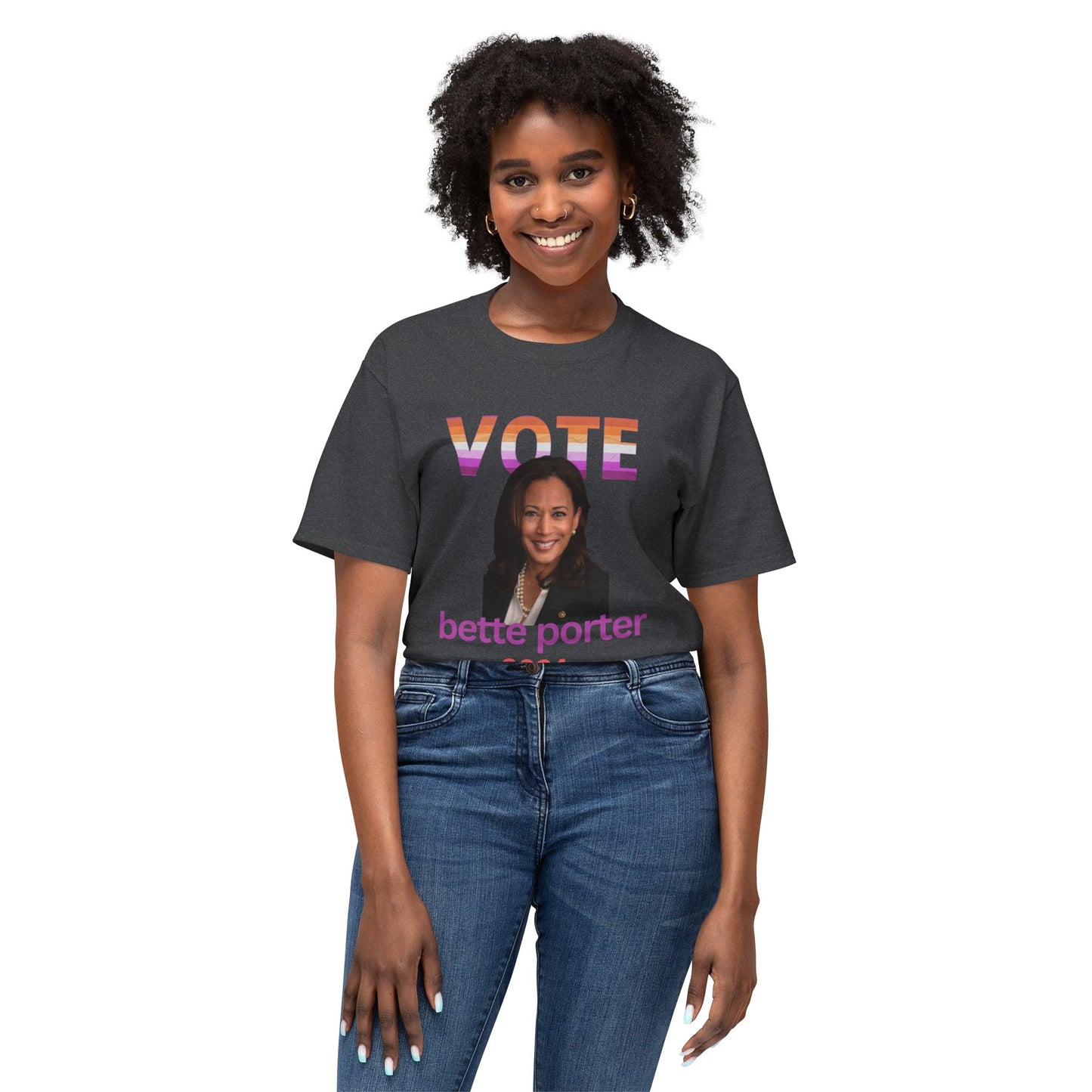Bette Porter 2024 T-Shirt - Equality, Pride, and Progress in LGBTQ+ Colors