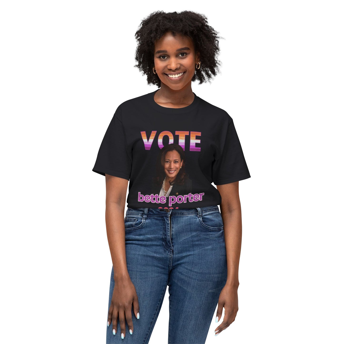 Bette Porter 2024 T-Shirt - Equality, Pride, and Progress in LGBTQ+ Colors