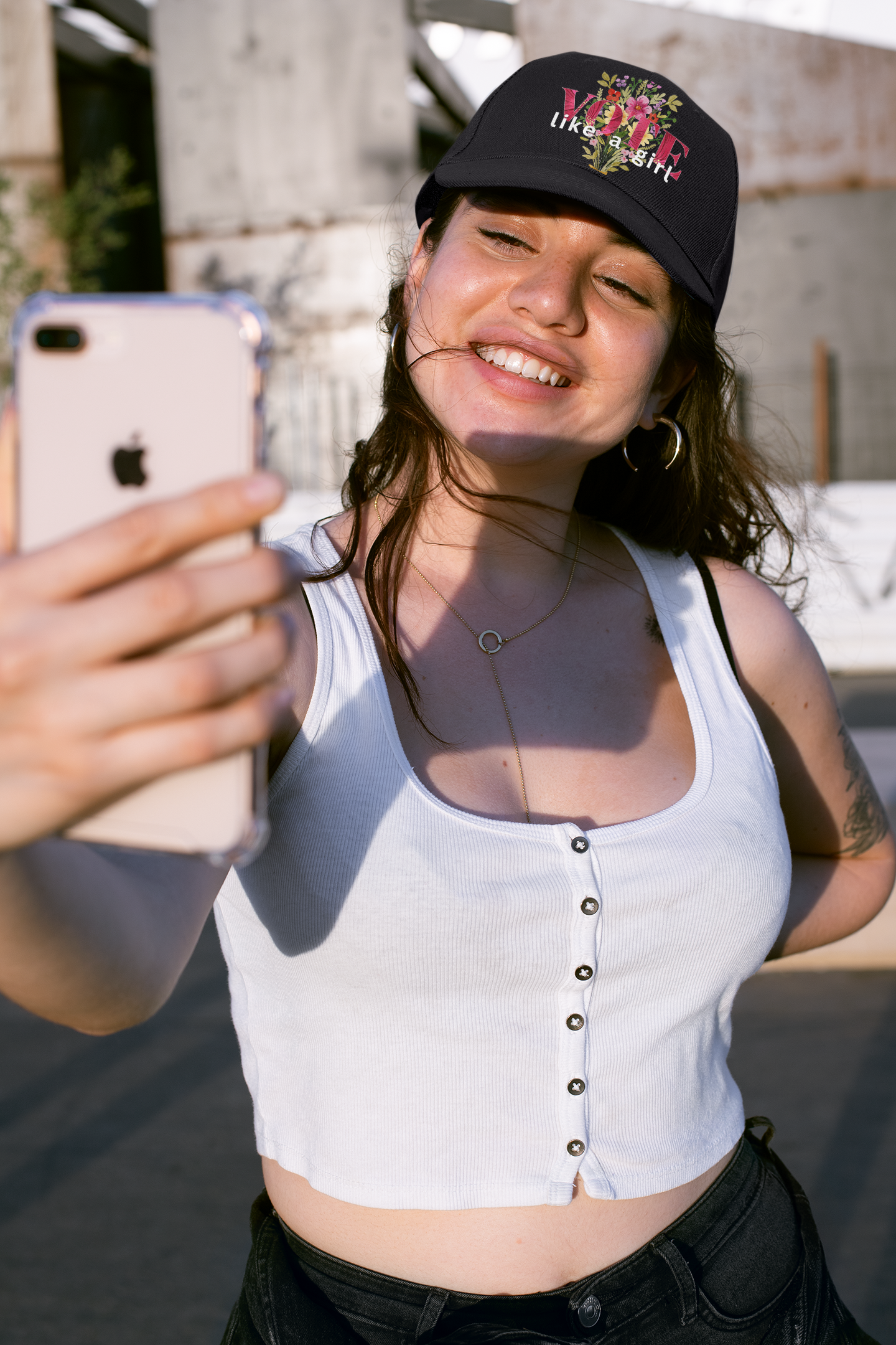 Empowerment in Bloom Baseball Cap