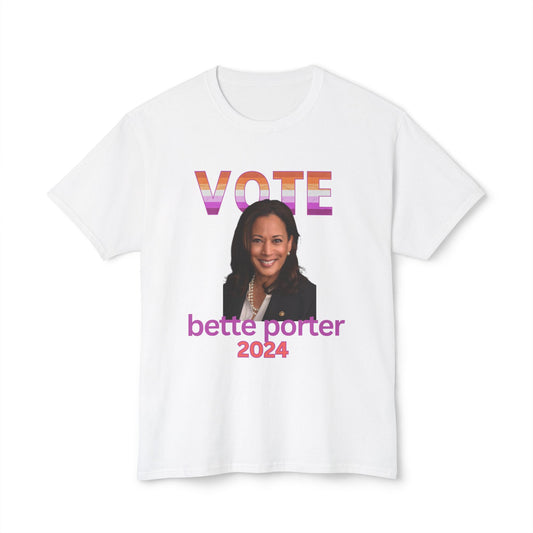 Vote Kamala Harris or Bette Porter in 2024