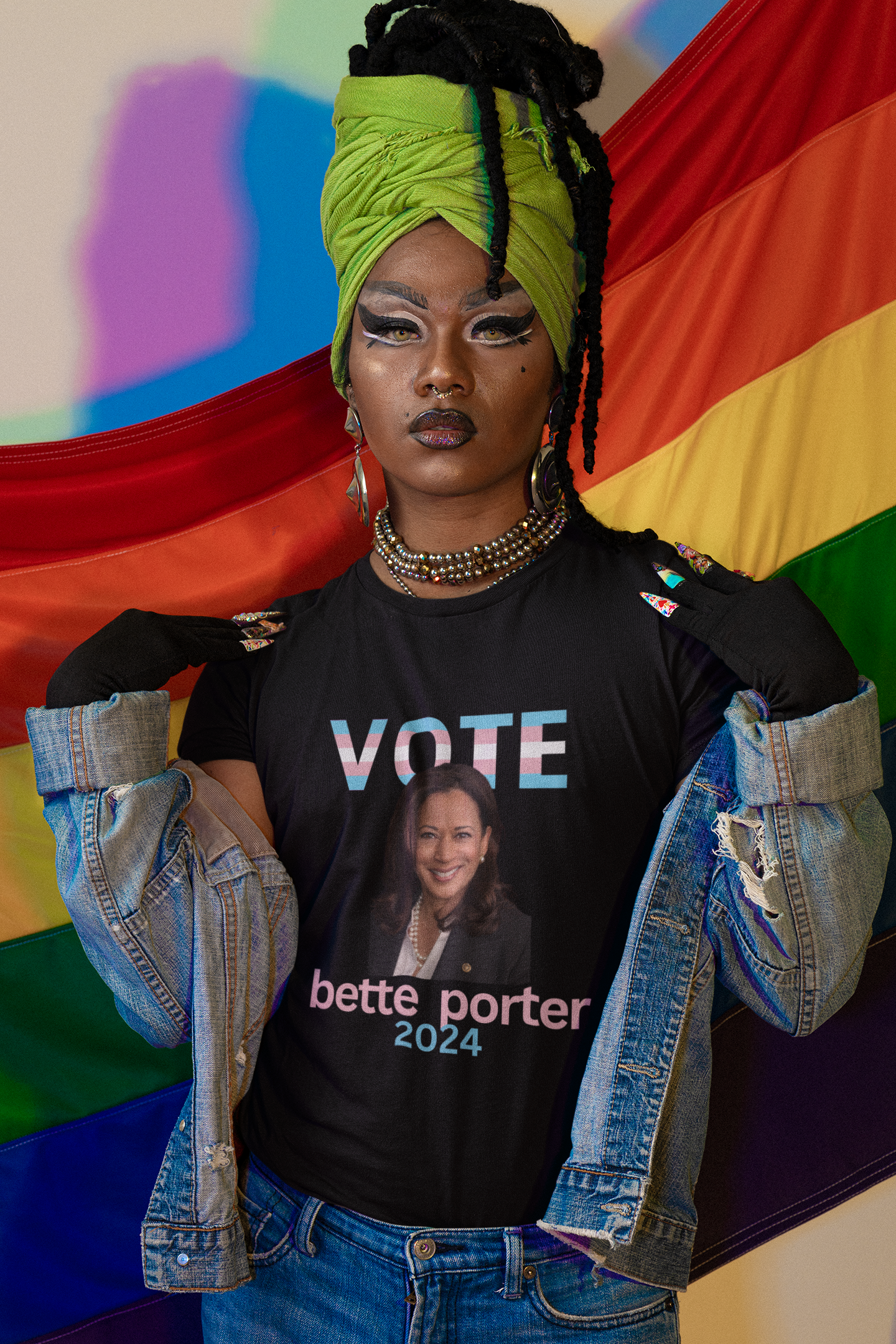 Bette Porter (Kamala) 2024: Stand with Trans Pride and Progress